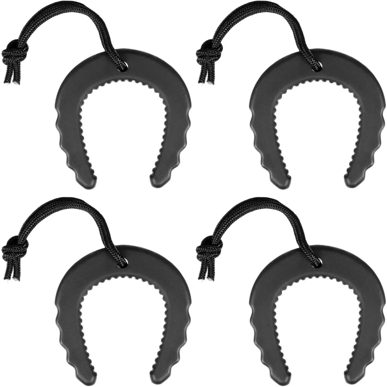 4 count Stop Door Jam, Nylon Cord Attachments for Law  | First Responder Door Stop,   Door Jam with Nylon Cord Attachments   Firefighter Accessories