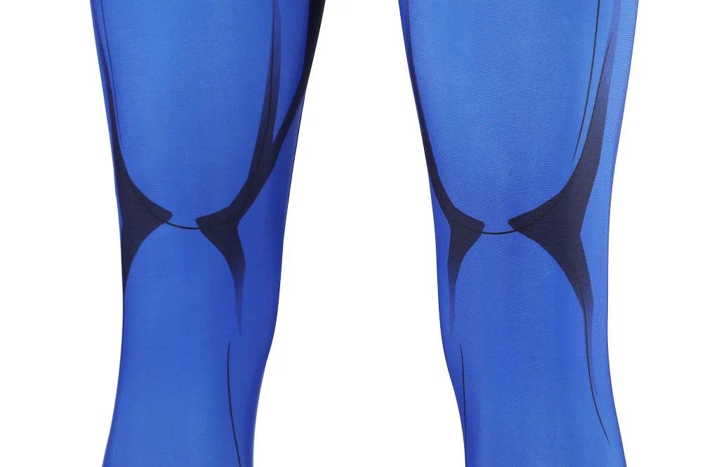 Mark Grayson Cosplay Invincible Season 3 Mark Costume Blue Elastic 3D Printed Zentai Suit Mask Outfit Halloween Custom Made