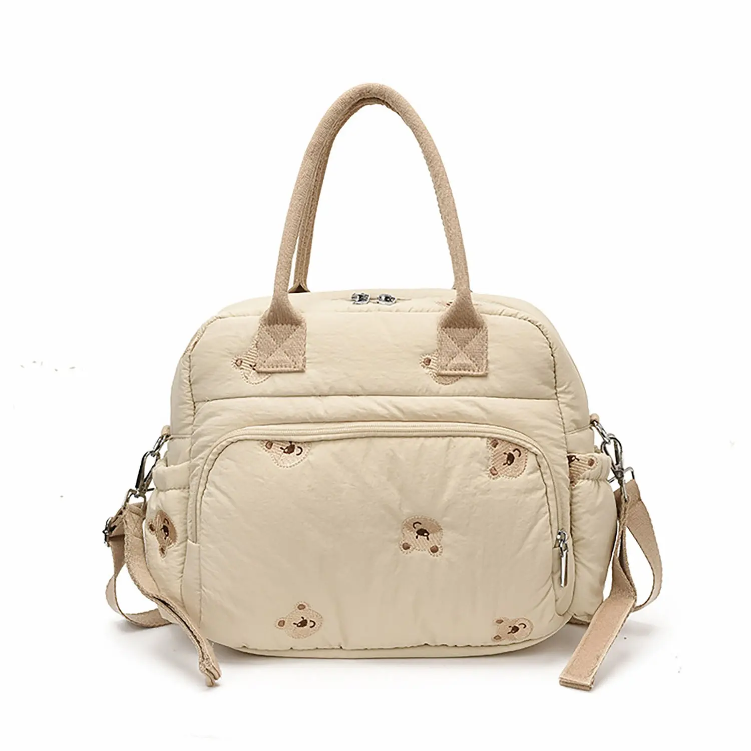 New Fashion Large Capacity Baby Bag, Single Shoulder Crossbody Bag, Mom Handbag, Diaper Bag, Multi-Pocket Maternity Bag, Daily Use & Hospital