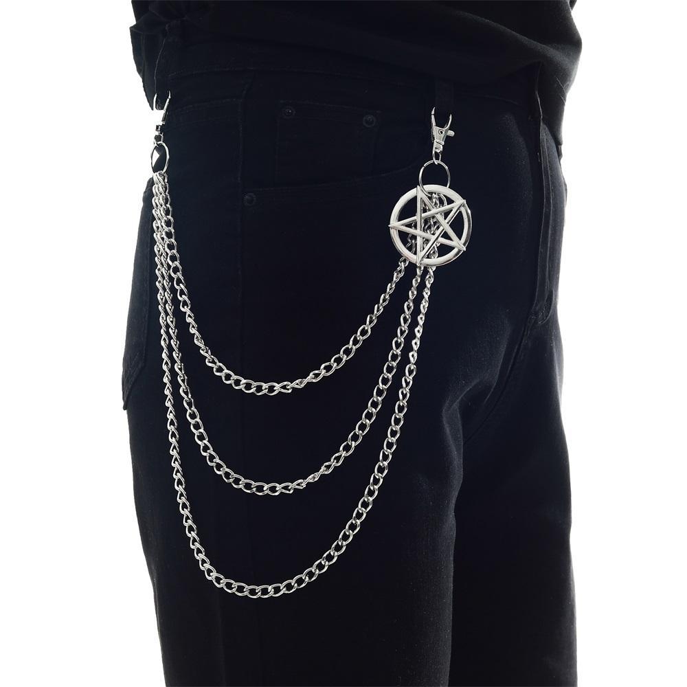 Punk Pants Chains Belt Chain for Man Women Jean Trousers Chains  Goth Jewelry Gothic Emo Scene Accessories