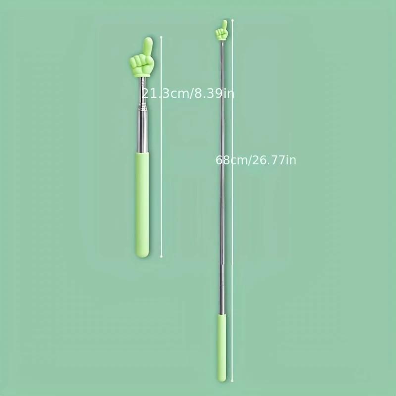 Retractable Classroom Teaching Pointer for Whiteboard, Portable Teaching Tool for Easy Storage, Ideal for Reading and Learning