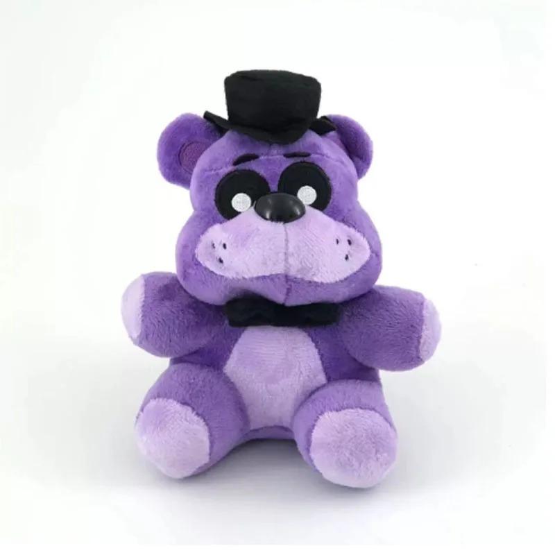 Cute FNAF Plush Dolls 18cm Freddy Bonnie Foxy Cartoon Stuffed Toys Children Birthday Gift
