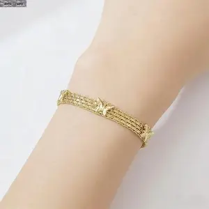 Women Butterfly Bracelet Trendy Chic Fashion Jewelry Dainty Charm Wristband – Handmade Beaded Boho Summer Style, Friendship Gift for Best Friends, Camping Hiking & Everyday Casual Wear