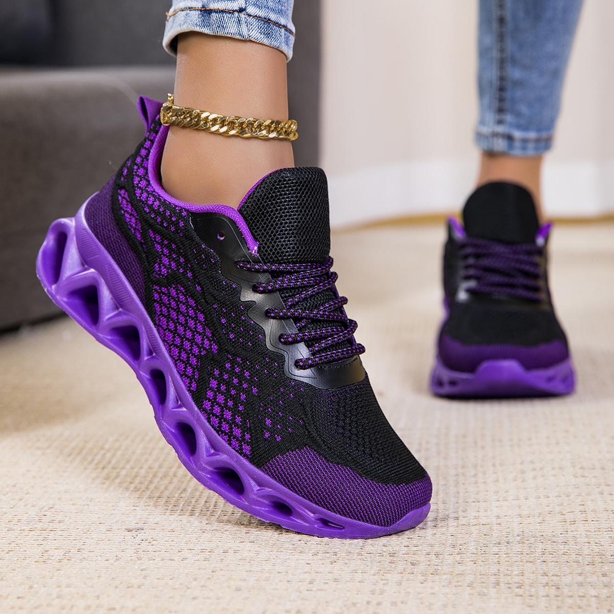 Summer Unisex Couple Shoes Trendy Cushioned Sole Motion Control,Thick Sole Casual Shoes, gfd Geometric Flyknit Breathable Men's Running Shoes, Lightweight Casual Tennis Shoes Comfortable Ankle Sock Shoes, Non-slip Fitness Shoes Breathable Mesh Men's Walki