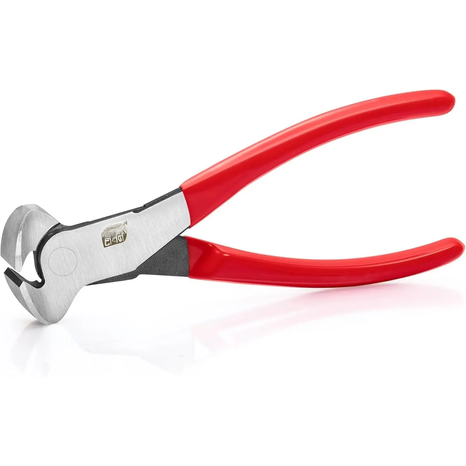 7 Inch  Puller Pliers Tool, CR-Ni Steel End  Pliers with Non-Slip Grip,  Remover Tool with Polished Finish, End  Nippers Tool for Pulling Nails and Wires HT0158-CP