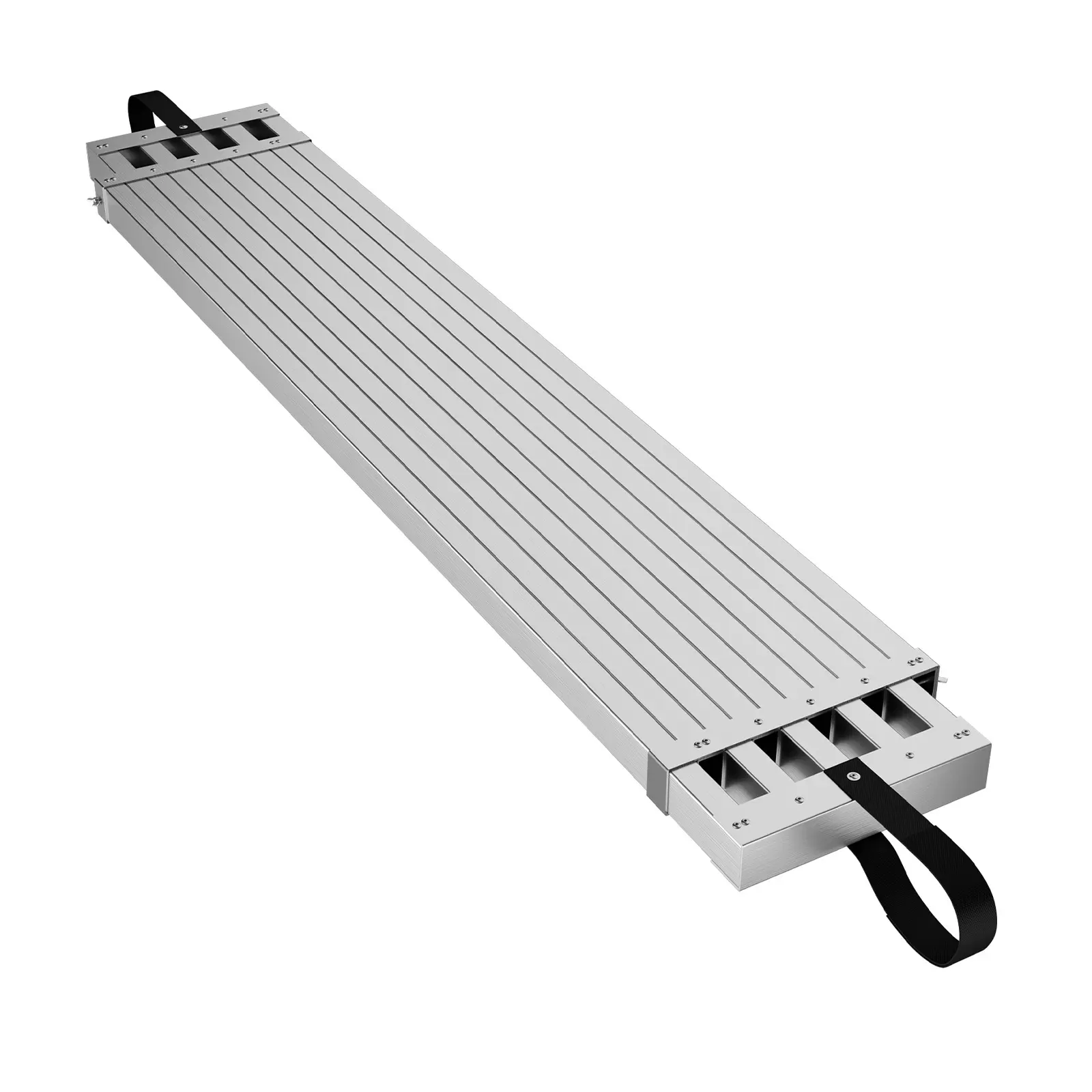 Gaomon 9-15ft Extendable Aluminum Work Plank, Telescoping Scaffold Board for Painting Drywall, 440lbs Capacity Anti-Slip Ladder Platform, Lightweight Storage for Home Renovation