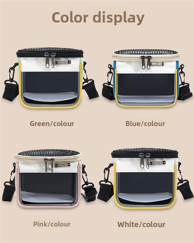 Hamster Pet Travel Bag Lightweight Breathable Chinchilla Hedgehog Small Pet Supplies Cross-Border Portable Carrying Handbag for Small Animals