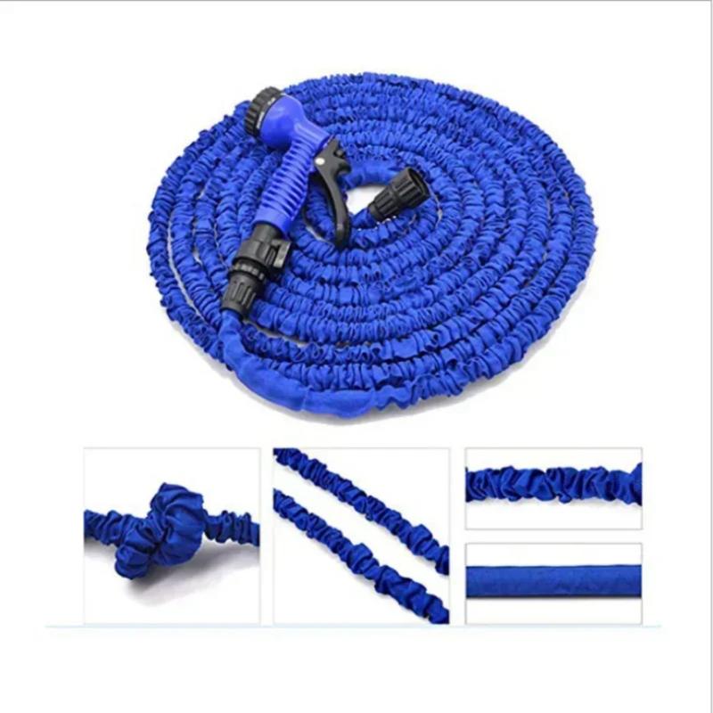 25FT-100FT Garden Hose Expandable Magic Flexible Water Hose EU Hose Plastic Hoses Pipe With Spray Gun To Watering Car Wash Spray