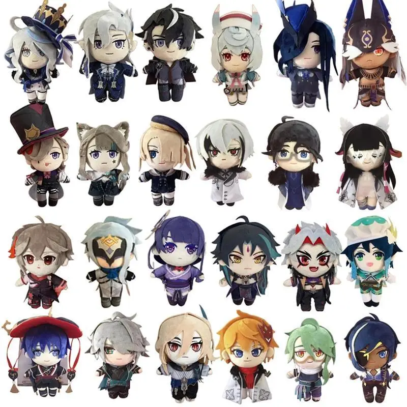 Game Impact Plush Wriothesley Sigewinne Furina Clorinde Scaramouche Tartaglia Kazuha Diona Soft Doll Christmas Gifts