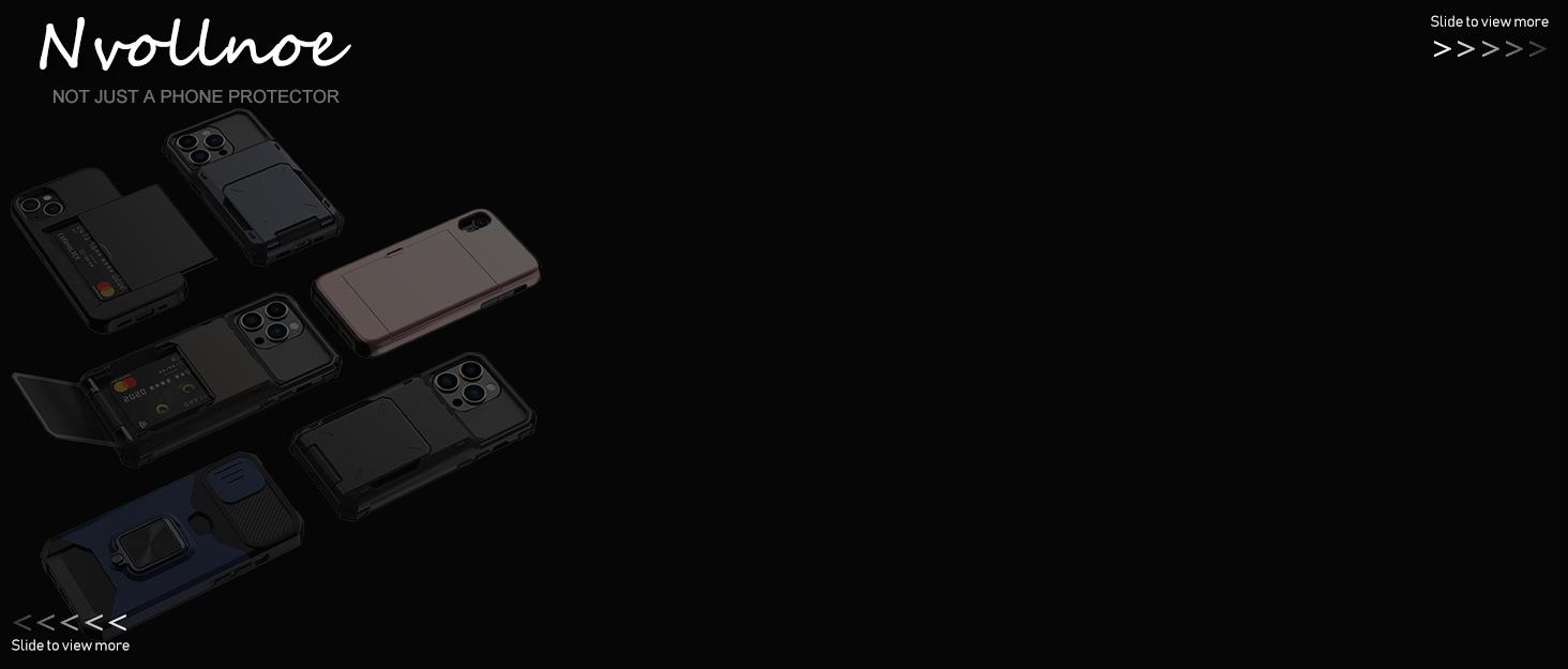 Nvollnoe Compatible with iPhone 16 Pro Case with Card Holder Heavy Duty Protective Dual Layer Shockproof Hidden Slot Slim Wallet Phone Cover for Women&Men 6.1 inch(Black)