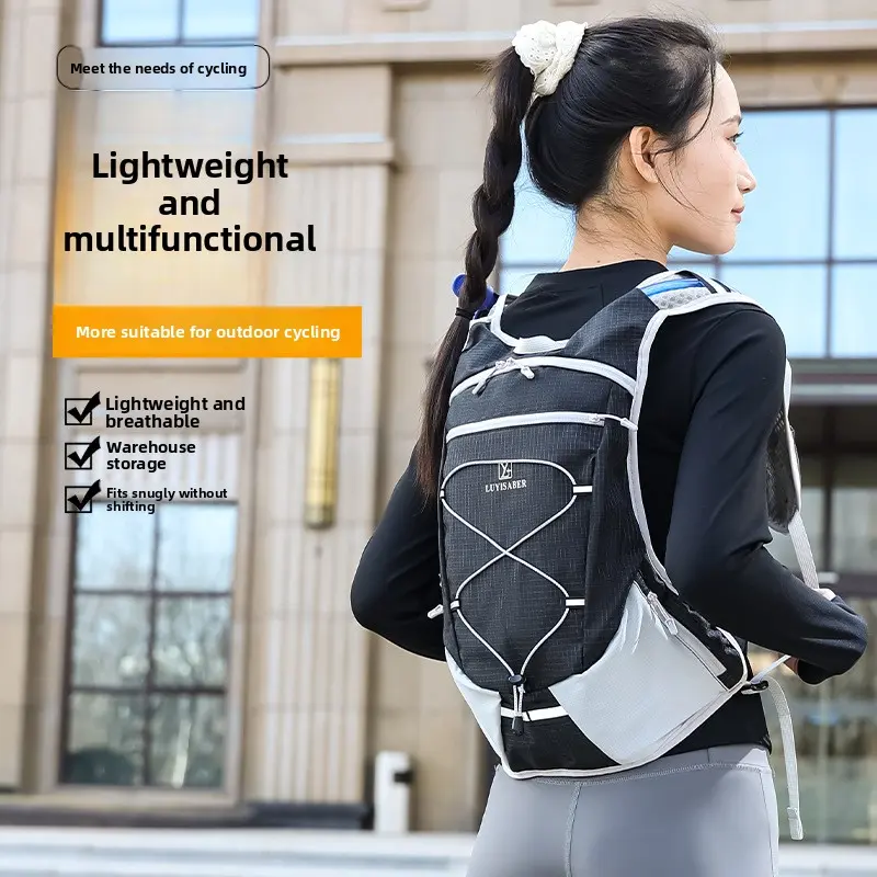 Ergonomic Cycling Backpack for Unisex Riders, Moisture-Wick Cycling Gear with a Waterproof, Bounce-Free Fit for Outdoor Riding, Slim Fit, Breathable, Intelligent Compartmentalized Storage, Lightweight And Breathable, Ultra-Breathable