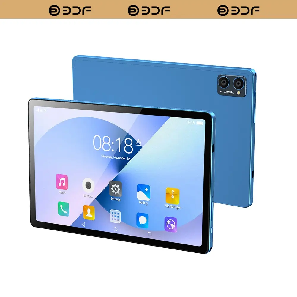 Bdf 2026 New Tablet, 10.1 Inch Android 13, 1920x1200 Octa-Core HD IPS Touchscreen, 4GB+64GB, 6000mah Battery, Office & Leisure Use