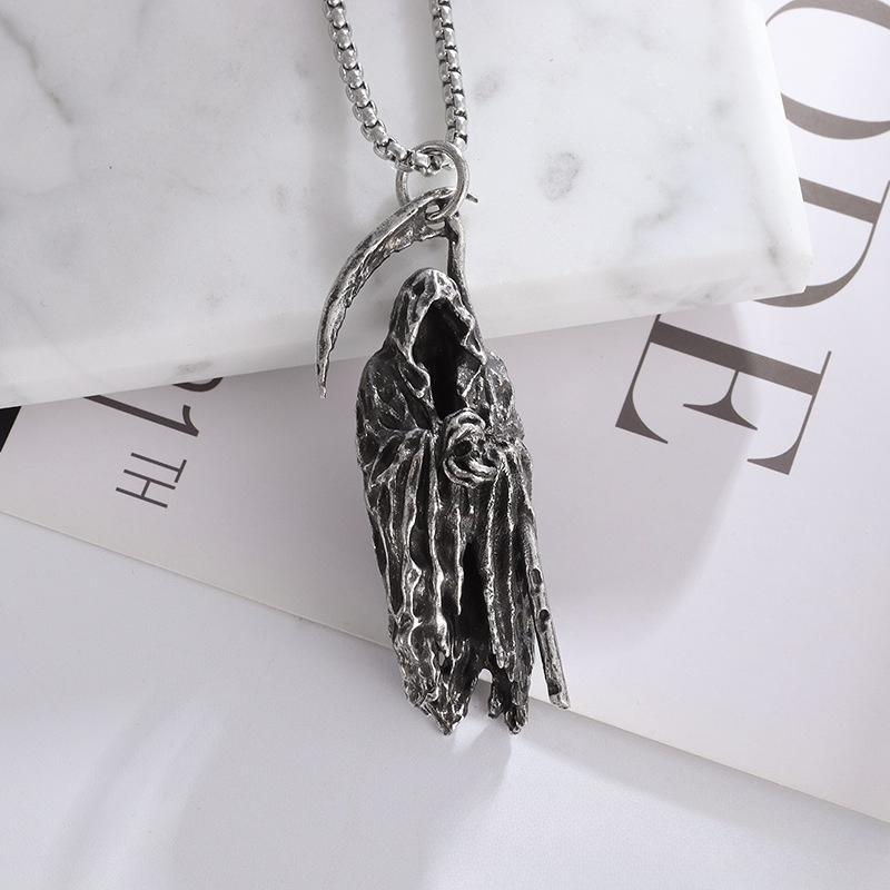 2026 New Minimalist Skull Pendant Necklace, Trendy Unisex Chain for Men & Women, Versatile Jewelry for Daily & Clubwear