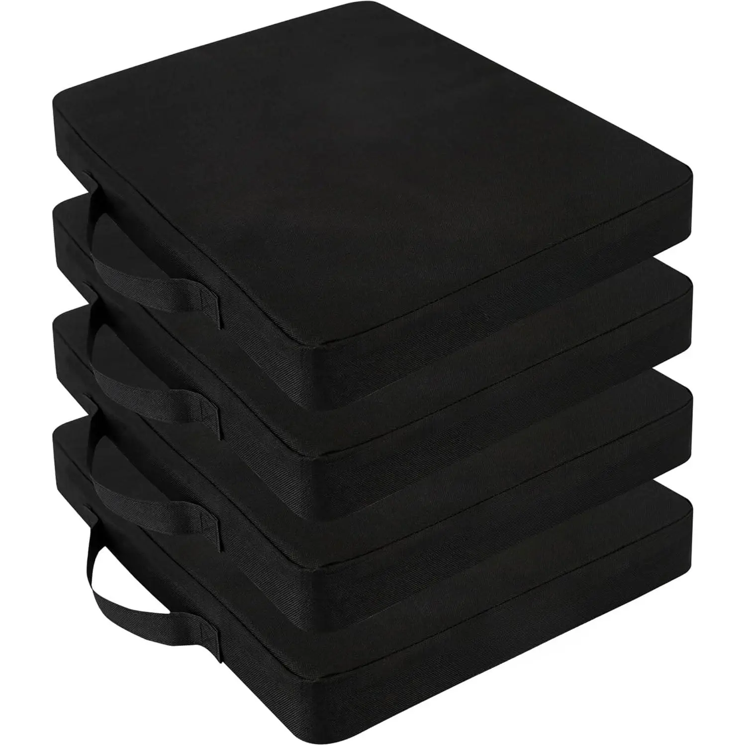Portable Sports Bleacher Seat Cushion - Waterproof Oxford Fabric, High-Density PU Foam Filling, Lightweight with Carrying Handles for Individual Seats, Sports Events, Picnics, Outdoor, High-Density Foam