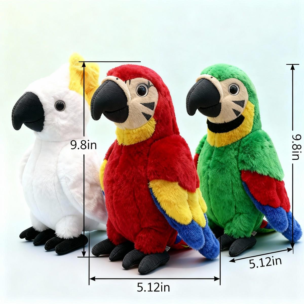 9.8in Realistic Macaw Parrot Plush Simulated Bird Stuffed Animal Hand Painted Lifelike Tropical Bird  Birthdaygift Aesthetic Home Office Ornament Cute plushies stuffed animals valentine gifts for bf cute boyfriend gifts girlfriend gift Men gifts toys