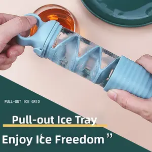 Creative Ice Cube Tray for Home Bar, 10-Compartment Quick Freeze Mold, DIY Ice Maker, Cocktail Ice Molds, Micro Intoxication Ice Tray