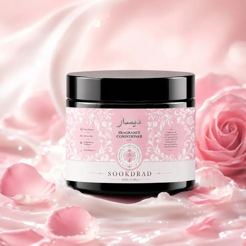 Fragrance Milk Conditioner, Rose Essence, Soft Silky Hair, Nourishing Care, Long Lasting Scent, 300ml