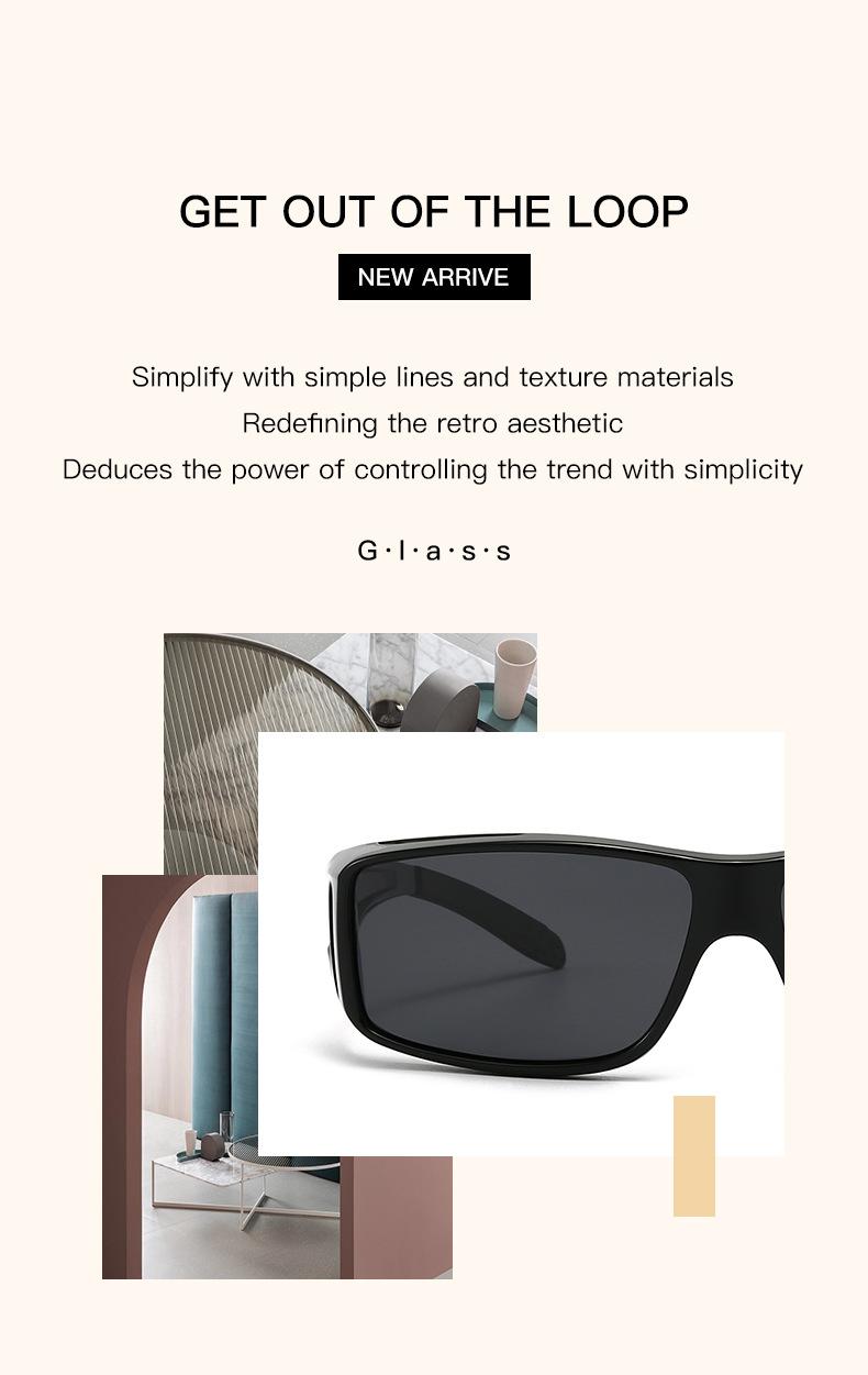 2PC New Fashion Square Frame Polarized Sunglasses for Men and Women, Outdoor Cycling, Myopia Clip-On Glasses, Day and Night Dual-Use Night Vision Glasses