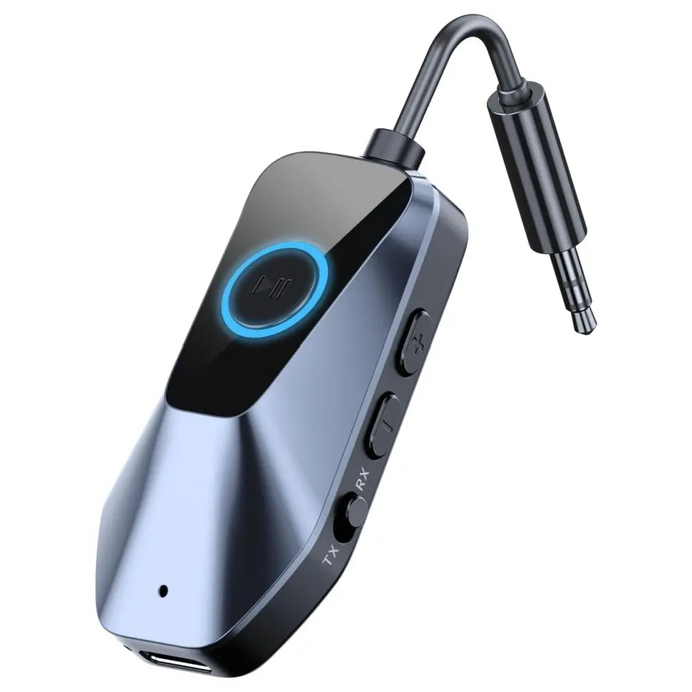 Bluetooth-compatible Adapter for Headphones, Stereo Input, 3.5mm Car Adapter, Handsfree Call & Music, Home Speaker Audio Receiver, Headphone Accessories