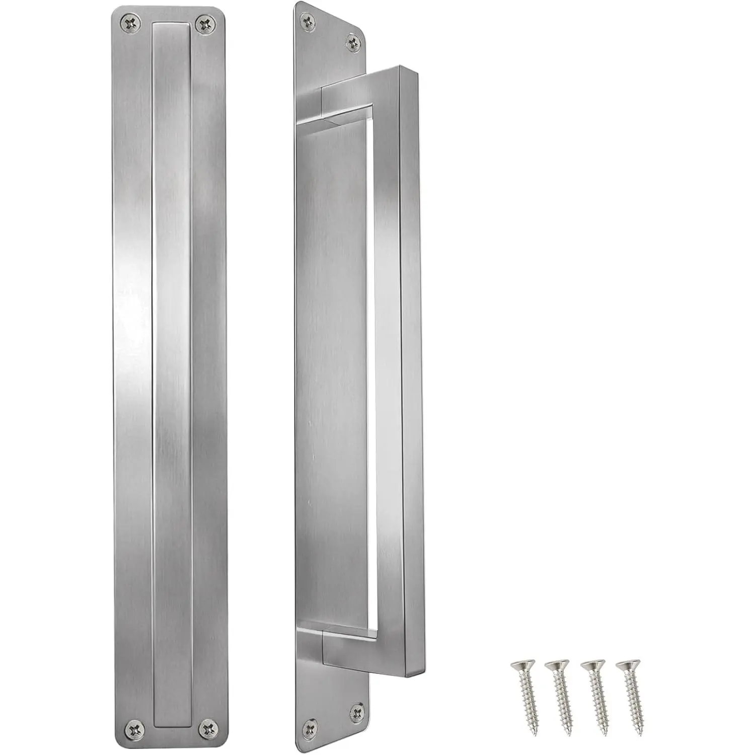 8.27" Barn Door Pull Handles, Long Sliding Door Handle for Pocket Door, Closet, Garage, Shed, Gate, Modern Stainless Steel Hardware  (1 Pack)