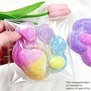 Big Mac Taba Flocked Cat Paw Squeeze Toy, Decompression Decompression Soft Feeling Toy, Perfect for Relaxation and Sensory Play. Ideal for Animal Lovers and Party Gifts for and Children Sensory Decompression Toys, Party Gifts/Easter Egg