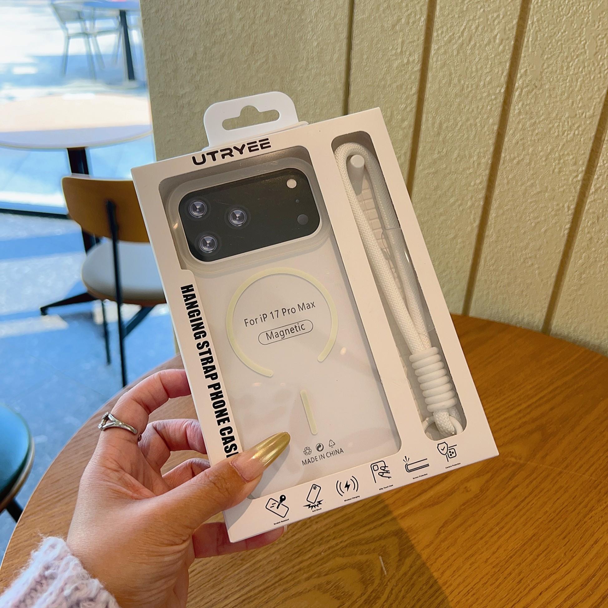 Translucent Frosted Phone Case for iPhone 17 Pro Max 16 15 14 13 12 11, Soft Edge Clear Acrylic Magnetic Case