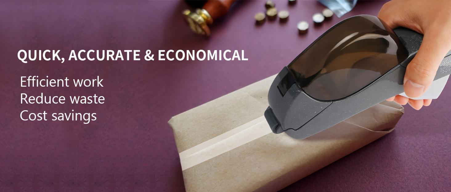 Eagle Automatic Tape Dispenser, a Single-Handed Tape Gun Ideal for Wrapping Gifts During Christmas And at Home, Includes a Complimentary Roll of 0.5 Inch (12 Mm) Tape And a Roll of 0.75 Inch (19 Mm) Tape