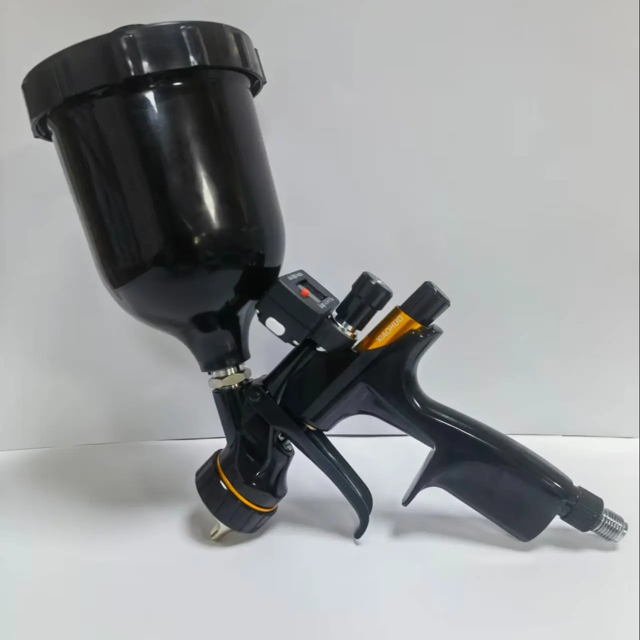 Dv2-B Hvlp Spray Gun Set, 1.3mm Nozzle, Digital Pressure Display, 20.29oz Capacity, Manual Operation, High-Quality Paint Sprayer