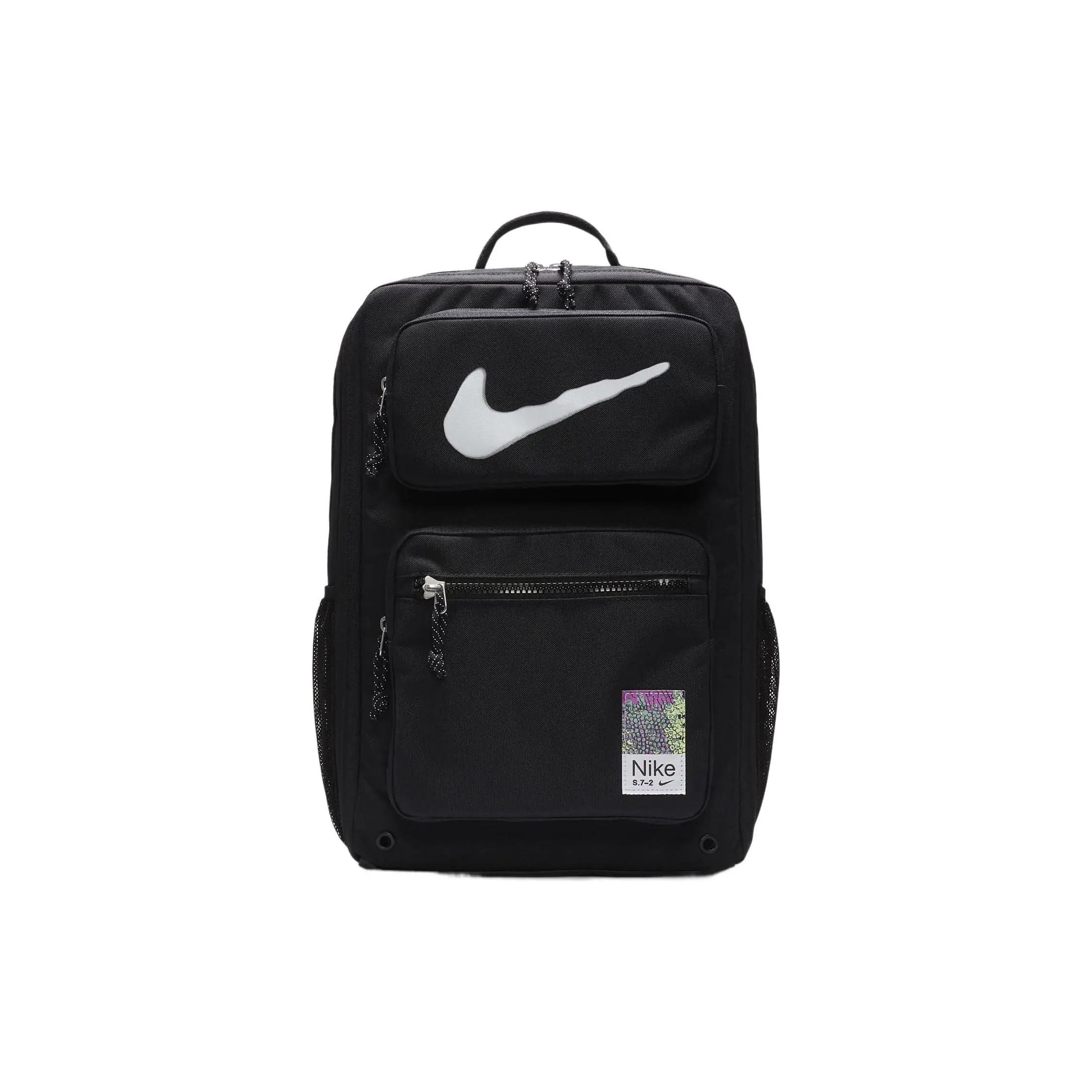 Nike Utility Speed Sporty Casual Printed Training Backpack for Men and Women, Unisex Style, Black