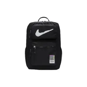 Nike Utility Speed Sporty Casual Printed Training Backpack for Men and Women, Unisex Style, Black