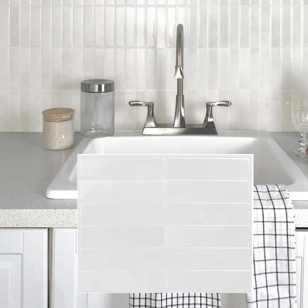 3D Self-adhesive Wall Sticker, Waterproof Heat Insulation Decorative Sticker, Easy Cleaning Wallpaper for Kitchen, Bathroom, Living Room, Dining Room, Home Modern Interior