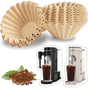 Disposable Coffee Filters for PB051 PB041 Pods and Grounds Single Serve Coffee Maker, 150PCS Unbleached Coffee Paper Filter for Coffee Maker