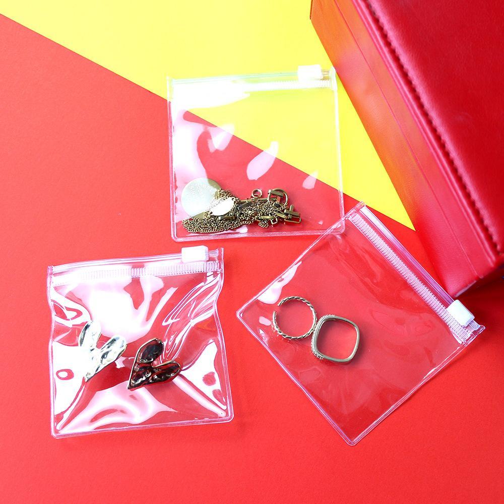 Household items self-sealing zipper bags, storage and organization zipper bags, 100 reusable multi-purpose jewelry storage bags, rectangular storage bags for travel and daily use, organizing bags, space-saving bags, space-saving pouches