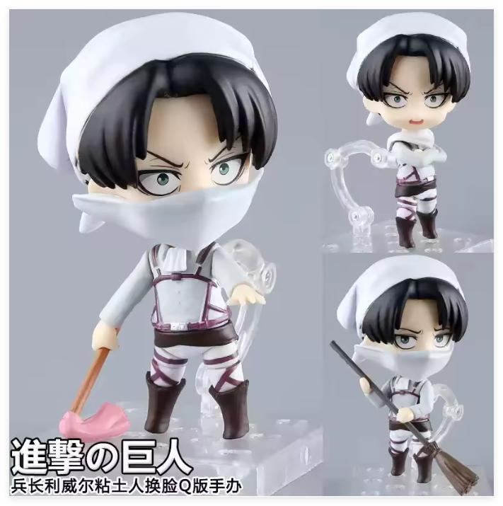 In Stock  Armin Arlert Anime Girl Figure Levi Ackerman Action Figure Shingeki No Kyojin Figurine Model Doll Toys Gift