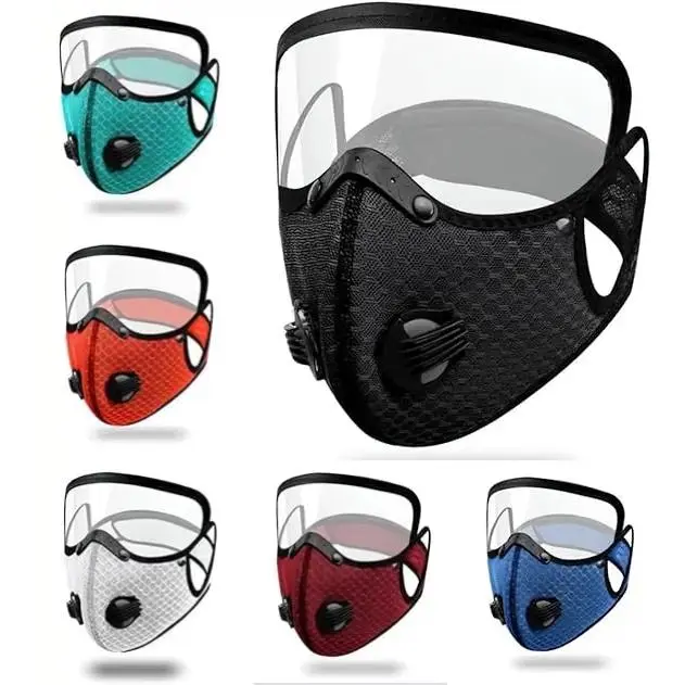 Cycling Mask Filter Sheet Dustproof And Warm Face Mask Protective Lens Detachable