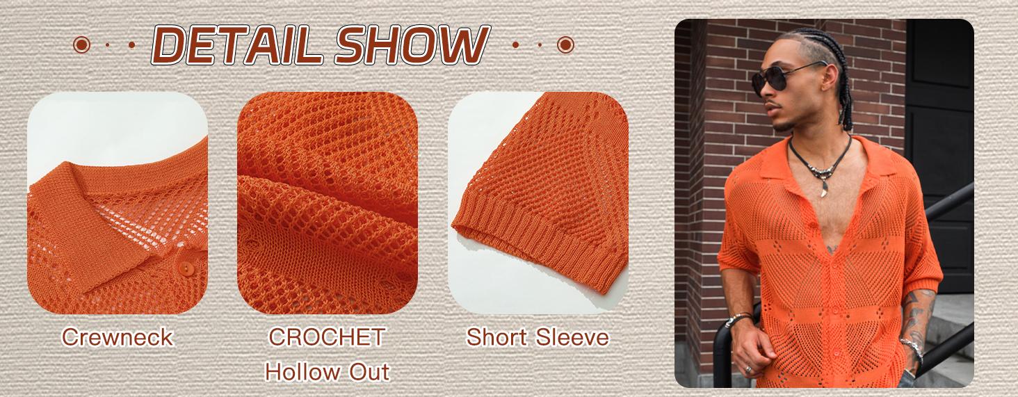 HYPESTFIT Men’s Summer Casual Short Sleeve Shirt – Perfect for Summer Outdoor & Daily Look