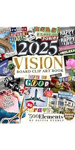Money and Business Vision Board Clip Art Book: A Collection of Inspiring Images, Quotes & Affirmations for Dreamers to Visualize and Manifest Wealth, Abundance, Financial Success & Prosperity