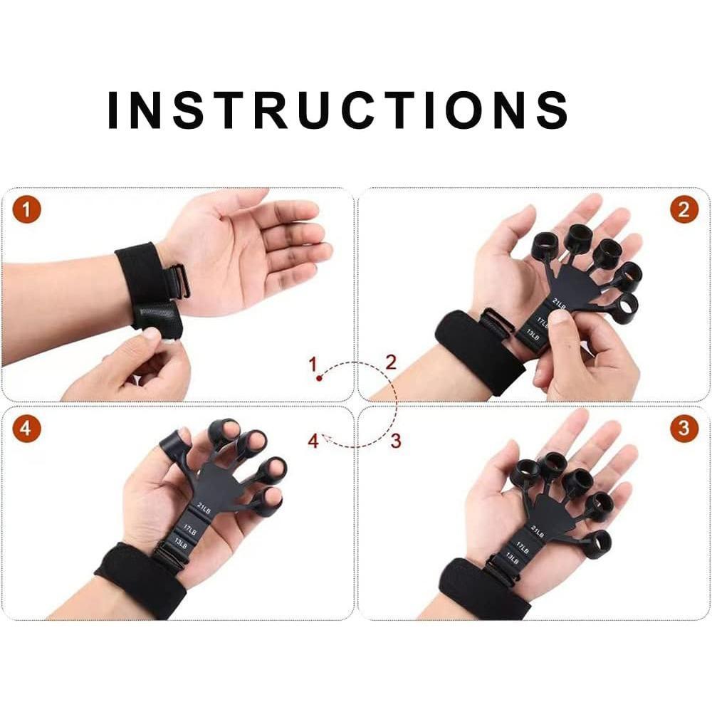 1 Piece Finger Strengthener, Portable Finger Exerciser Stretcher, Grip Strength Trainer