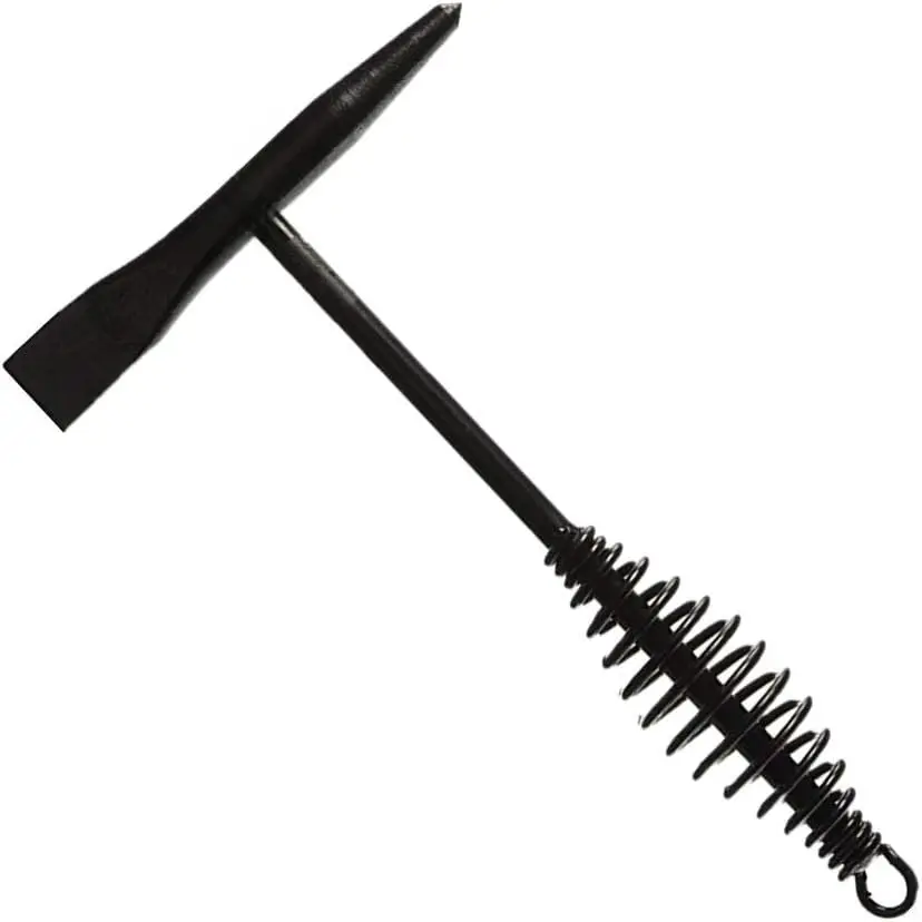 Economic Chisels - Forged Steel Slag Hammer with Shock-Absorbing Handles