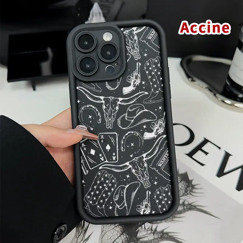 Western Dreamscape Printed Dropcushion TPU Resin Cellphone Case - Durable Casing, Soft TPU Grip, Smooth Matte Finish, Full Lens Guard, Handheld Devices Protection for iPhone 17 Pro Max,16 Plus,15,15 Plus,14,13,12,11,Air,E - Mobile Phone Accessory for Boys