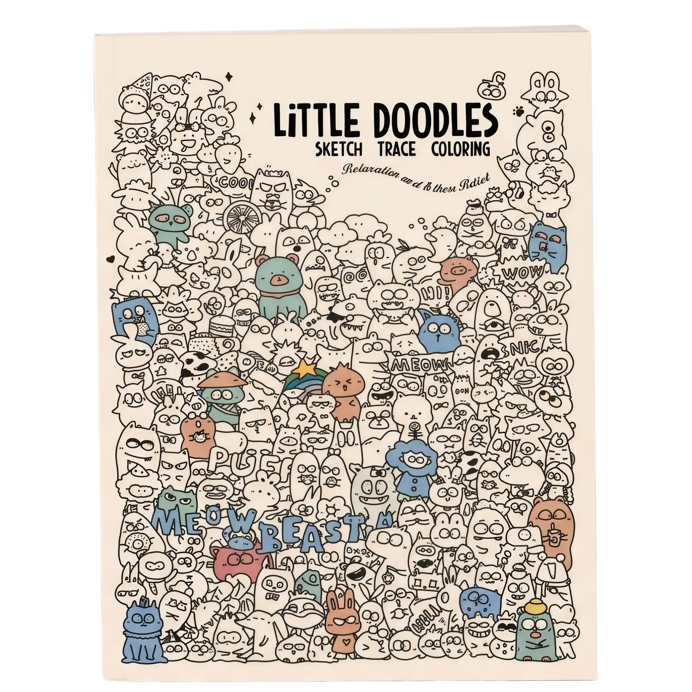 A4 Dense Sketchbook, Three-In-One Design: Hand Drawing, Tracing, Coloring, Ideal for Artists and Creatives, Compact Size for Easy Portability, Art Sketchbooks