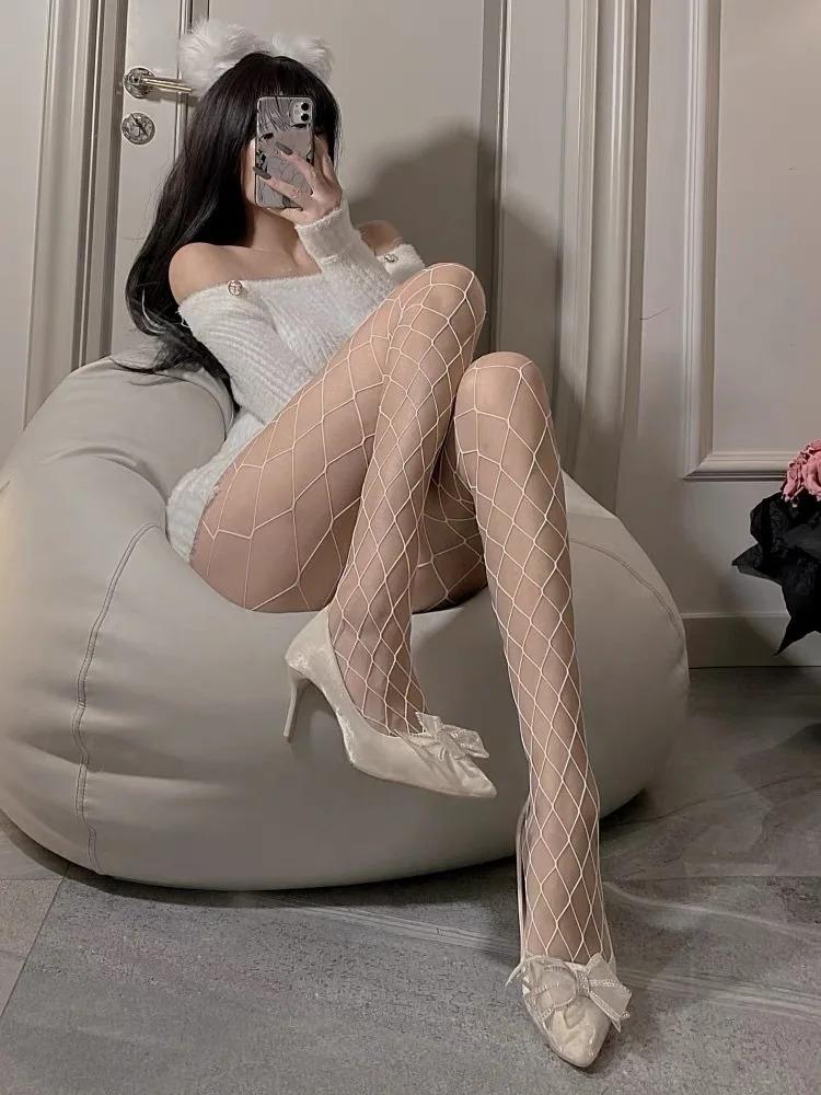 Sexy High Waist Women's Fishnet Panty-Hose, Fishnet Stockings, Underwear Pantyhose