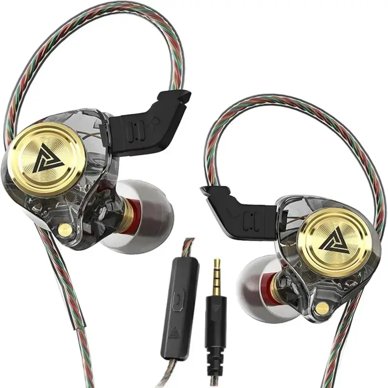 [Summervibes] QKZ AK3 Portable Wired In-Ear Gaming Earbuds with Mic, HiFi Subwoofer, Noise Cancelling, for Game, Sport, Gym, Boyfriend Gift (Console Accessory) Earphones Iem Earphones
