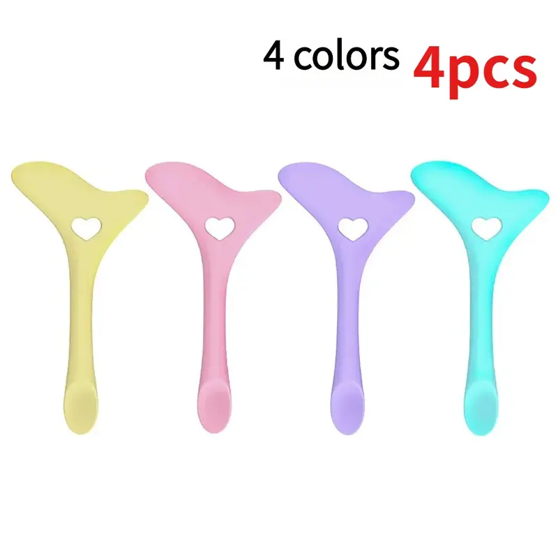4PC color silicone eyeliner pencil tool multi-function makeup eyeliner auxiliary eyelash eye shadow beauty tool Winged Eyeliner Tool