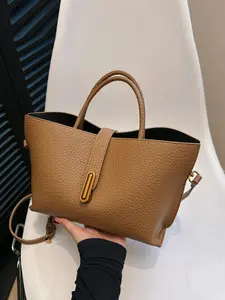 25 fall&winter Women's Elegant Solid Color Handbag, Fashionable Crossbody Bag for Daily Used, Casual Trendy Versatile High-quality Daily Commuting Bag, Handbag Shoulder Bag