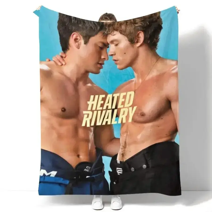 Heated Rivalry Classic Flannel Fleece Poster Throw Blanket, HD Print Soft Cozy Blanket for Bed/Couch Home & Outdoor Use, Fan-Focused Birthday Holiday Gift