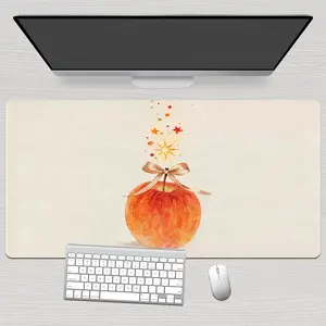 Premium Apple With Ribbon And Sparkling Stars Mouse PadModern Office Gaming Comfort ExperienceNonSlip Durable For Work40*80cm 40*90cm30*70cm