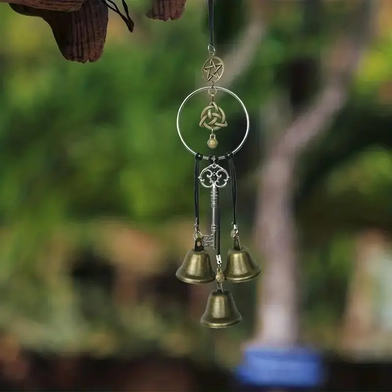 Mystical Witch Bell Decoration, Magical Pagan Wall Decor, Witch Rune Altar Items, Perfect Home Decor, Halloween, Christmas Ornament