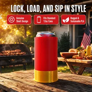 Shotgun Shell Tactical Reload Can Holder, Portable Design for Camping & Travel, Convenient Carry Solution, Ideal for Outdoor Enthusiasts