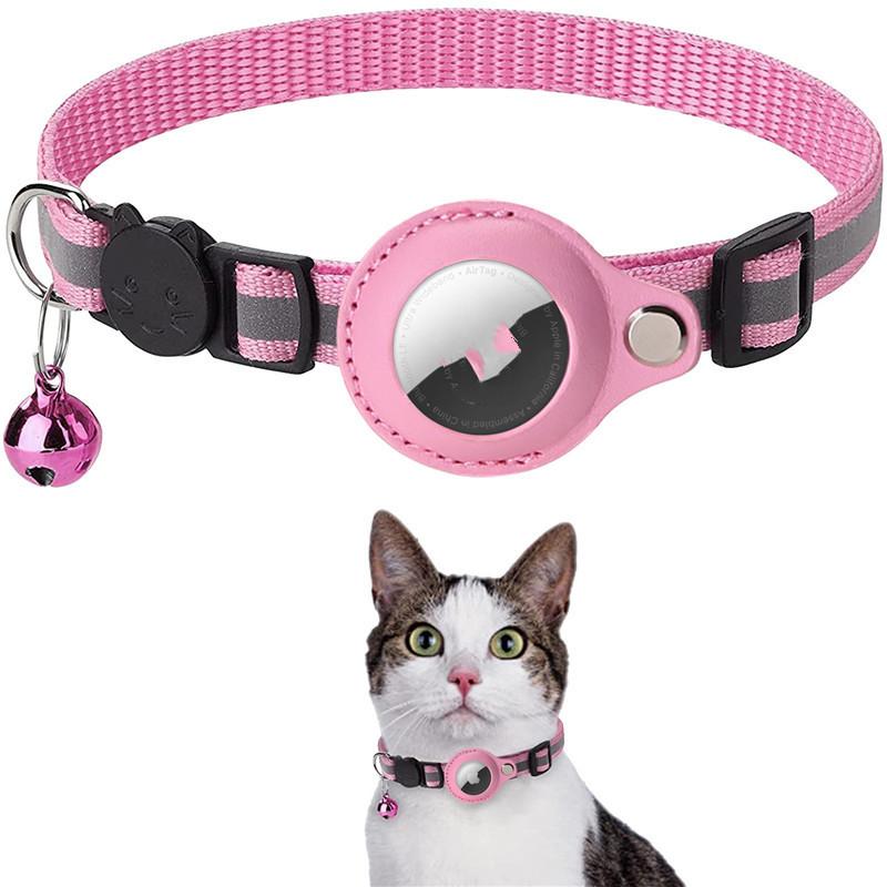 Waterproof Reflective Airtag Collar Holder – Nylon Protective Case for Cats, Dogs, Puppies & Kittens